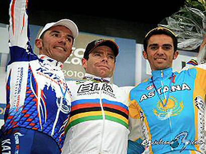 Flecha Valona: Evans puede con `Purito y Contador en el muro de Huy