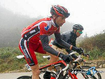 Vuelta a Burgos: Francisco Manuel Antón vuelve a casa tras su caída