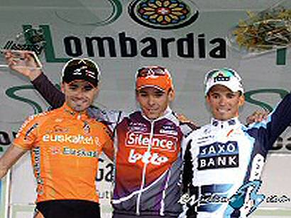 Gilbert supera a Samuel Sánchez y completa su gran semana venciendo en el Giro de Lombardia