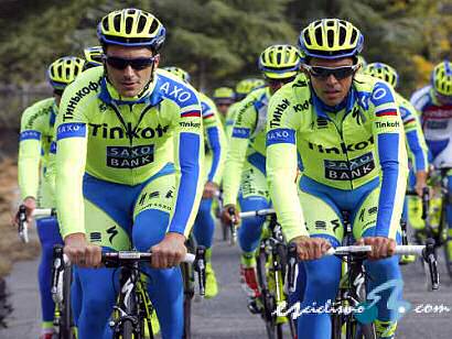 Alberto Contador afrontará la Tirreno-Adriático con un equipo de lujo
