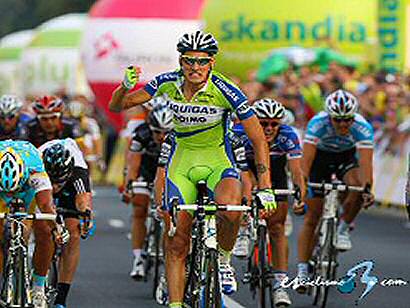 Jacopo Guarnerini gana la primera etapa de la Vuelta a Polonia