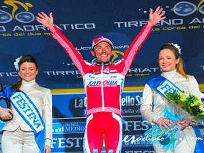 Tirreno-Adriático: Joaquim Rodríguez se impone en la sexta etapa