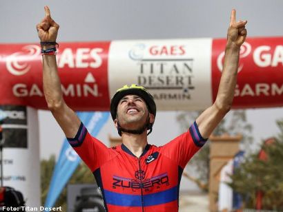 Titan Desert: Julen Zubero gana la quinta etapa, Josep Betalú sigue líder