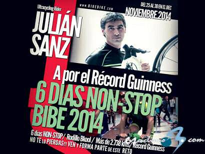 Julián Sanz buscará un nuevo Récord Guinness en BIBE 2014