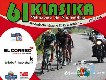 Listado oficial de corredores inscritos en la Klasika Primavera de Amorebieta 2015
