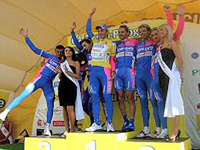El Lampre se impone en la prólogo de la Vuelta a Polonia por delante del T-Mobile y Astaná