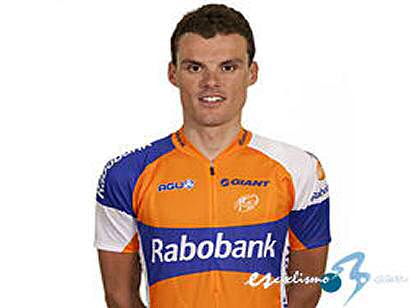 Luis León Sánchez, al frente del equipo Rabobank en la París-Niza