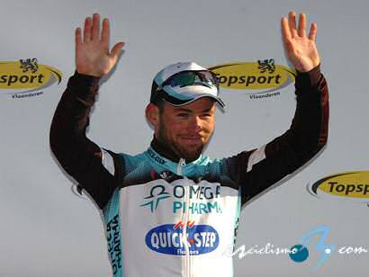 Tres Días de La Panne: Cavendish gana la segunda etapa y Démare es líder