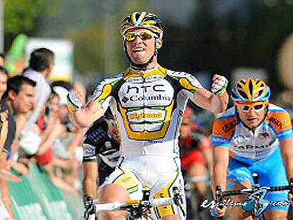 Cavendish, primer líder del Tour de California tras ganar la primera etapa