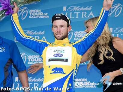 Mark Cavendish lidera el Tour de California tras ganar la primera etapa
