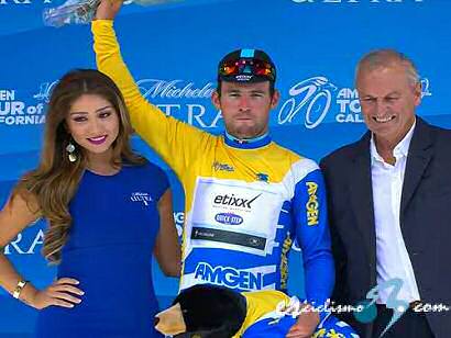 Mark Cavendish lidera el Tour de California tras ganar la primera etapa