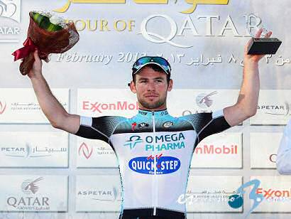 Tour de Catar: Mark Cavendish gana la tercera etapa y Bookwalter sigue líder