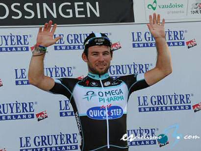 Vuelta a Suiza: Cavendish se impone en la cuarta y Martin sigue líder