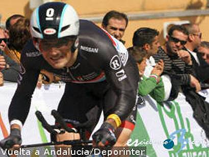 Vuelta a Andalucía: Markel Irizar: "Fue una pena no ganar la etapa"