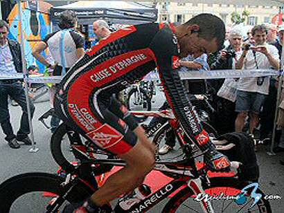 Giro de Italia: Marzio Bruseghin se ve obligado a abandonar por lesiones
