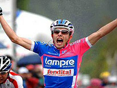 Matteo Bono se impone en la tercera etapa del Tour de Romandía y Savoldelli salvó el liderato por cuatro segundos