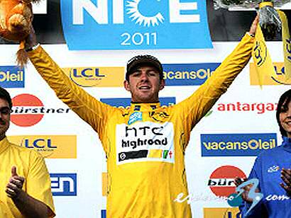 París-Niza: Matthew Goss vence en la tercera etapa y es el nuevo líder