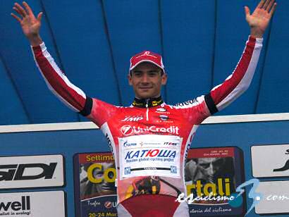 Semana Coppi y Bartali: Maxim Belkov líder tras el triunfo del Katusha en la contrarreloj