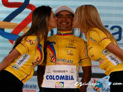 Vuelta a Colombia: Jaimes gana la cuarta y Rubiano sigue líder