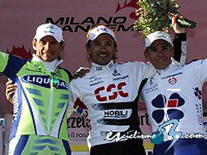 Milán-San Remo: El suizo Fabián Cancellara se impone en la ´Classicissima´ en la que Freire terminó octavo