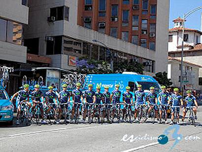 El Movistar Continental, preparado para la 61 Vuelta a Colombia