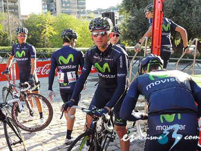 El equipo Movistar, estrella en la XXIX Clsica de Almera