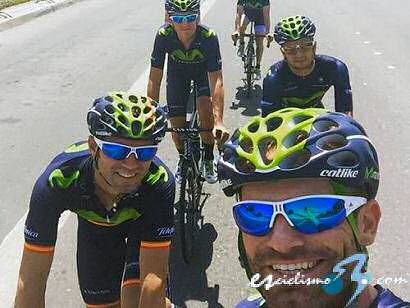 Tour de Abu Dhabi: El Movistar Team rueda ya en Abu Dhabi