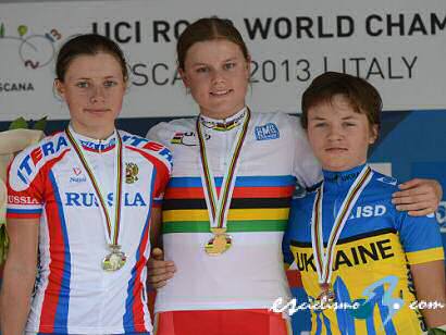 Ctos. del Mundo: Amalie Dideriksen consigue el maillot arcoiris en la prueba de ruta junior