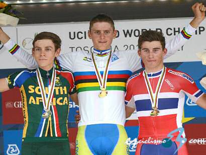 Ctos. del Mundo: Matej Mohoric, Campeón del Mundo de ruta sub-23