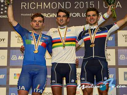 Ctos. del Mundo: Kevin Ledanois, nuevo Campeón del Mundo en ruta sub-23
