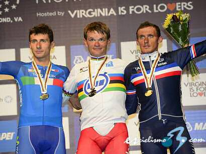 Ctos. del Mundo: Vasil Kiryienka, Campeón del Mundo de contrarreloj