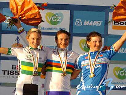 Ctos. del Mundo: Marianne Vos se impone en solitario en el Mundial de Limburgo