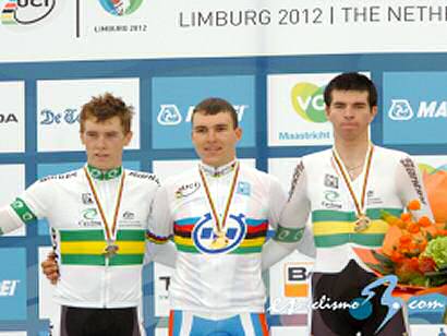 Ctos. del Mundo: El ruso Anton Vorobyev, Campeón del Mundo sub-23 de contrarreloj