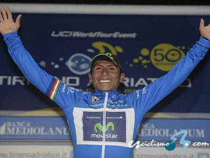 Tirreno-Adriático: Nairo Quintana: "Mañana saldré a pelear la victoria final"