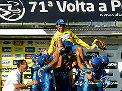 Vuelta a Portugal: Nuno Ribeiro se lleva la general y Héctor Guerra la crono final