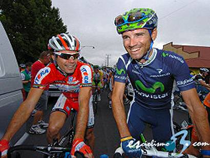 Tour Down Under: Alejando Valverde: "Era un día en el que quería probarme"