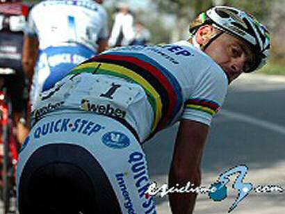 Paolo Bettini no estará en la salida del próximo Tour de Flandes
