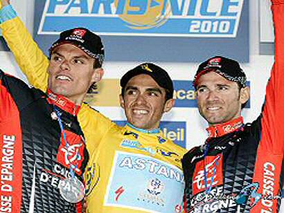 Alberto Contador se adjudica la París-Niza y Amael Moinard la última etapa