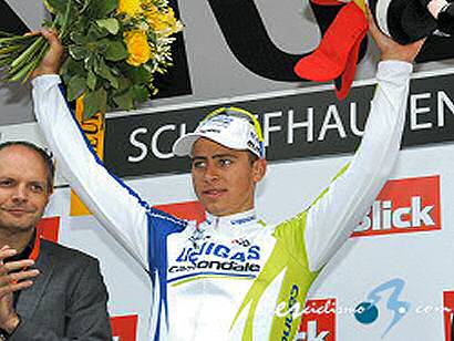 Vuelta a Suiza: Sagan consigue la victoria en la octava etapa y Cunego sigue líder