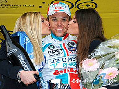 Tirreno-Adriático: Evans se hace con el liderato y Gilbert gana la quinta etapa