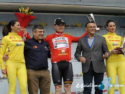 Pim Ligthart se enfunda el primer maillot de líder de la Vuelta a Andalucía