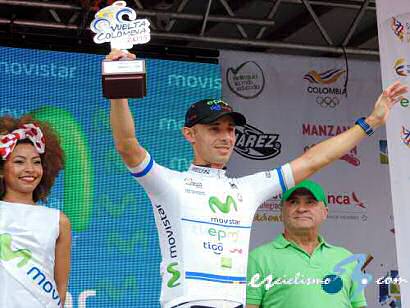 Vuelta a Colombia: Óscar Sevilla recupera la segunda posición, Rafael Infantino gana la crono