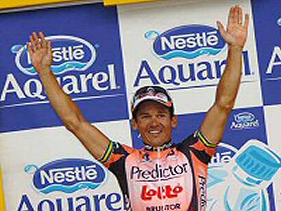 El australiano Robbie McEwen se adjudica la victoria en la segunda etapa del Tour de Romandía