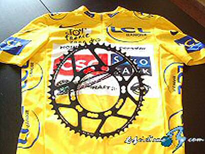 Rotor expondrá en Festibike los platos Q-Rings de Carlos Sastre y su maillot amarillo del Tour