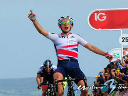 Tour de Gran Bretaña: Yates gana la sexta etapa, Wiggins sigue líder