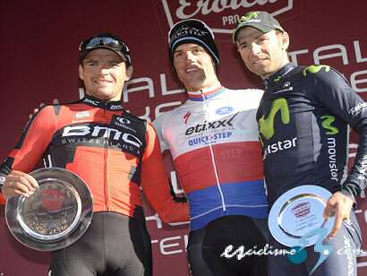 Zdenek Stybar gana la Strade Bianche, Alejandro Valverde repite tercero