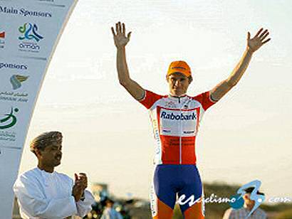 El holands Theo Bos (Rabobank), primer lder del Tour de Omn