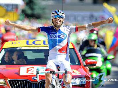 Thibaut Pinot, campeón del Critérium Internacional ganando también la última etapa