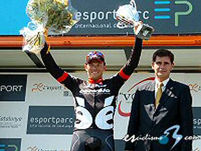 Volta a Catalunya: Hushovd, primer líder de la Volta al ganar la contrarreloj inicial (Clasif.)