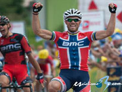 Vuelta a Austria: Hushovd gana la tercera etapa y Seeldraeyers sigue líder